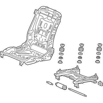 Acura 81126-STK-A11 Frame, Right Front Seat-Back