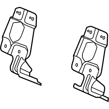 Acura 39111-TX4-A20 Bracket, Passenger Side Audio (Odmd)