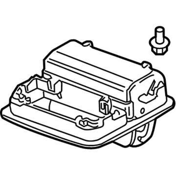 Acura 83250-TX4-A02ZE Console Assembly, Roof (Platinum Gray)