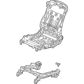 Acura 81526-TY2-A21 Frame, Left Front Seat