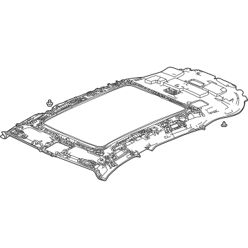 Acura 83201-TYA-A41ZD Lining Component (Light Jewel Gray)