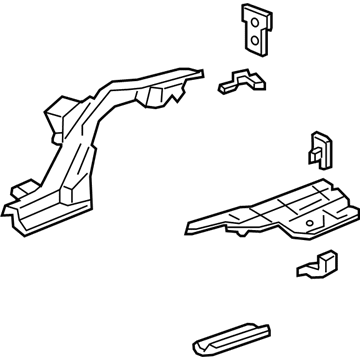 Acura 65610-TZ7-305ZZ Frame Right, Rear