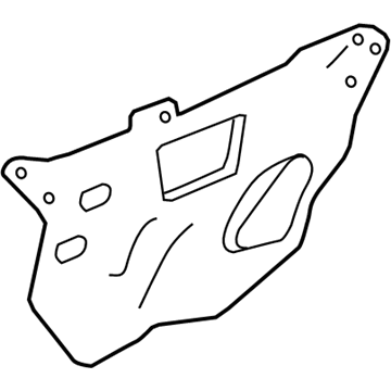 Acura 72361-SJA-A01 Seal, Left Front Door Hole