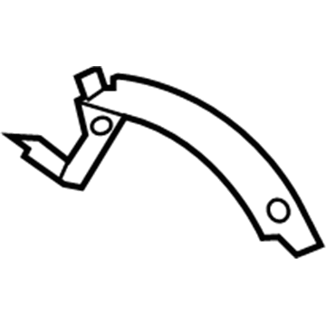 Acura 71556-TL1-E10 Garnish, Left Rear Bumper Exhaust Pipe