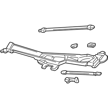 Acura NSX Wiper Pivot Assembly - 76530-SL0-A01