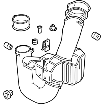 Acura 17230-RDA-A00 Resonator Chamber Assembly