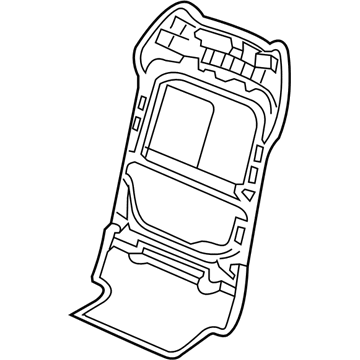 Acura 81129-TZ5-A61ZE Backboard (Bruin)