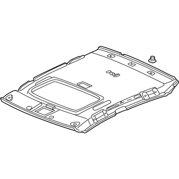 Acura 83200-S3M-A10ZB Lining Assembly, Roof (Mild Beige) (Sunroof)