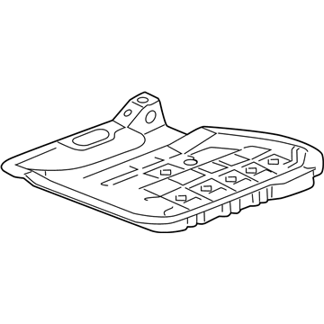 Acura 74510-TL0-G00 Passenger Side Middle Floor (Lower) Cover Assembly