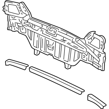 Acura 66100-S3M-A00ZZ Panel, Rear