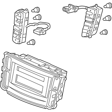 Acura 39051-SEP-A11ZA Module Assembly, Display (Gun Metallic) (Sumitomo)