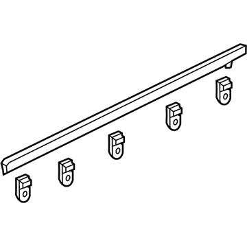 Acura 72410-TX6-A01 Right Front Door Molding Assembly