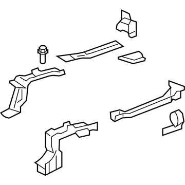 Acura 65660-SJA-A01ZZ Frame, Left Rear