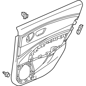 Acura 83551-TY2-D01ZG Base Component Left (Type A)