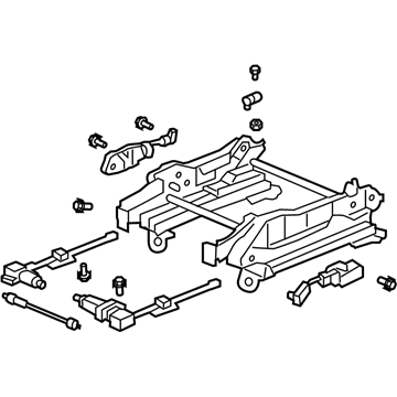 Acura 81510-SJA-A01 Device, Left Front Seat (8Way)