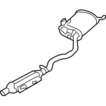 2006 Acura RL Muffler - 18307-SJA-E01