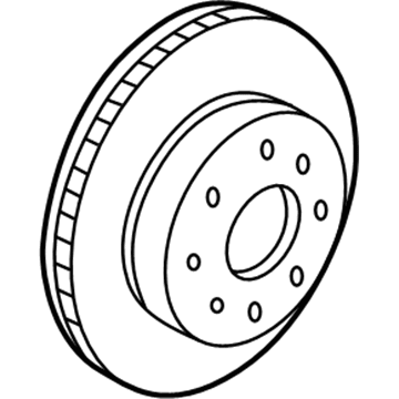 Acura 45251-SEP-A51 Front Brake Disc (17")