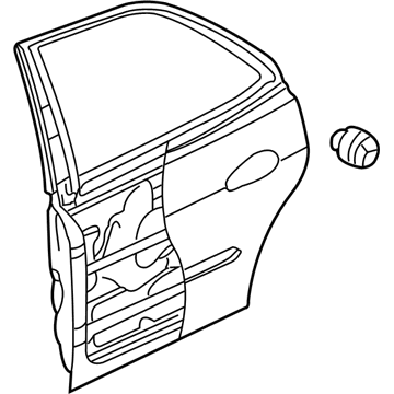 2000 Acura TL Door Panel - 67510-S0K-A90ZZ