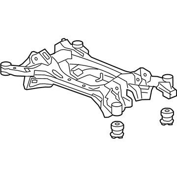 Acura 50300-TL2-A50 Sub-Frame Assembly, Rear Suspension