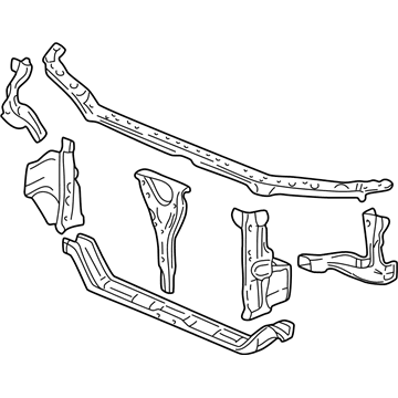 Acura Radiator Support - 60400-S0K-305ZZ