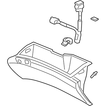 Acura 77501-SEC-A03ZC Box Assembly (Light Cream Ivory)