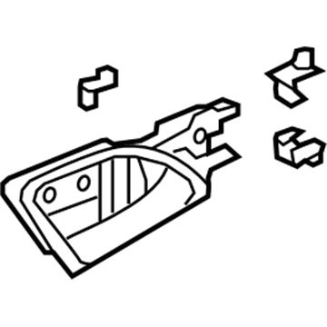 2013 Acura ZDX Door Handle - 72120-SZN-A11ZB