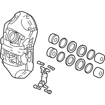 Acura MDX Brake Caliper - 45019-TYB-A12