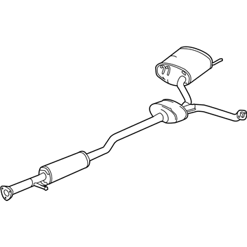 Acura 18307-TZ3-A52 Silencer Complete , Exhaust