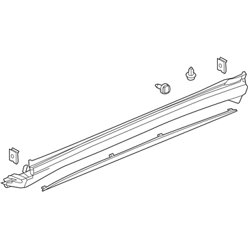 Acura 71850-TZ5-A11 Garnish Assembly , Driver Side Sill