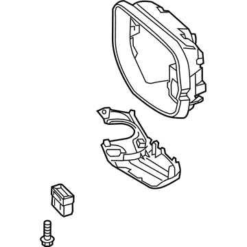 Acura 76205-TY2-H01ZA Passenger Side Mirror Housing Set (Gilded Pewter Metallic)