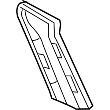 Acura 66511-TK4-A00ZZ Gusset, Right Rear Bulkhead (Lower)