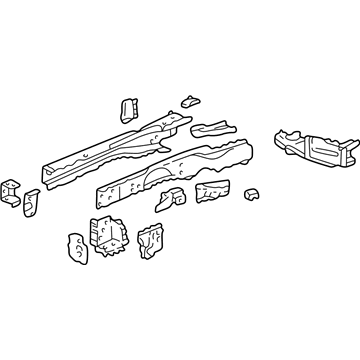 Acura 60910-S6M-A00ZZ Frame, Left Front Side