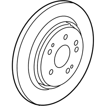 Acura 42510-TZ3-A51 Rear Brake Disk