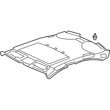 Acura 83200-SJA-A03ZA Lining, Roof (Light Seagull Gray)