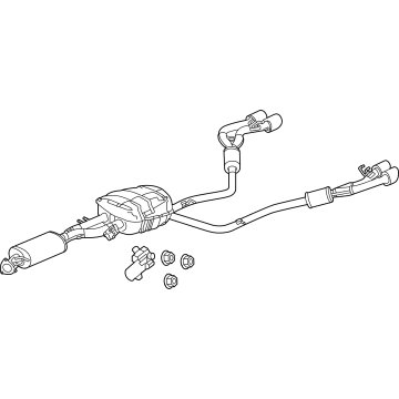 2023 Acura MDX Muffler - 18307-TYB-A03