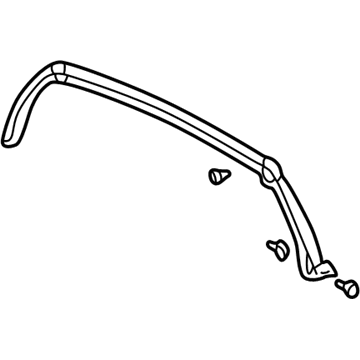 1995 Acura NSX Weather Strip - 72330-SL0-T01