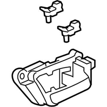 Acura MDX Door Handle - 72120-STX-A02ZB