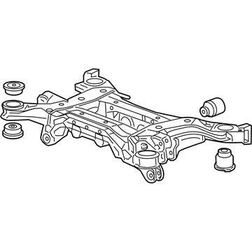 Acura 50300-SZP-A00 Sub-Frame Assembly, Rear