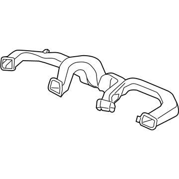 Acura 77410-TX6-A01 Instrument Air Conditioner Duct Assembly