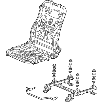 Acura 81126-TX6-A41 Frame, Right Front Seat