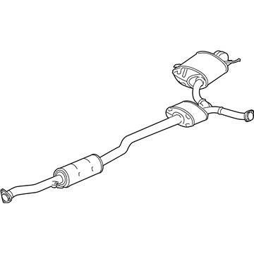 2016 Acura RLX Muffler - 18307-TY3-A01