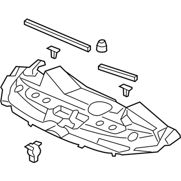 Acura 71123-SJA-A00 Front Grille Cover