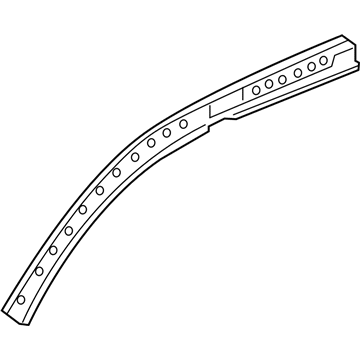 Acura 63520-TX4-A00ZZ Stiffener, Left Front Pillar (Upper)