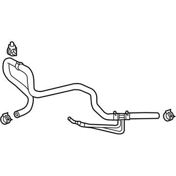 Acura RDX Brake Booster Vacuum Hose - 46402-TX4-A01