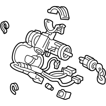 Acura 35100-ST7-A21 Lock Assembly, Steering