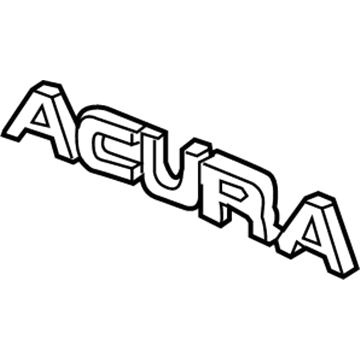 2013 Acura MDX Emblem - 75711-SJA-A01