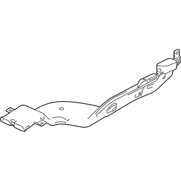 Acura 83381-TZ3-A00 Duct, Left Rear Heater