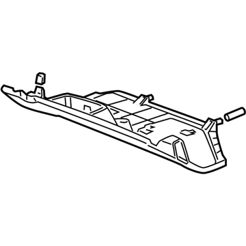 Acura 77325-STX-A00 Passenger Cover Assembly (Lower)