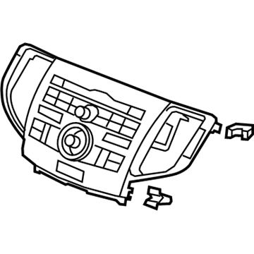 Acura 39106-TP1-A21ZA Panel Assembly, Front (Gun Metallic)