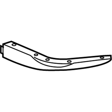 Acura 74114-TK4-A00 Left Front Bumper Strake